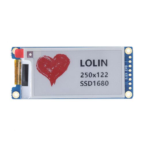 速发2.1寸色EPD墨水屏扩展板 250x122 D1680 适用于LI D1