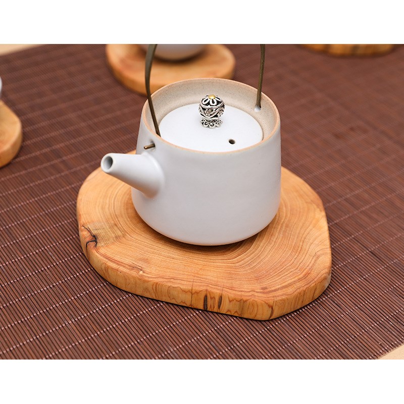 速发隔热垫茶壶垫创茶道木头杯垫意托功夫茶托新品子杯实木崖柏茶