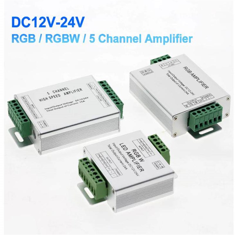 速发灯带RGBW/双三色大功率中继器12GB灯带模组信号扩大器