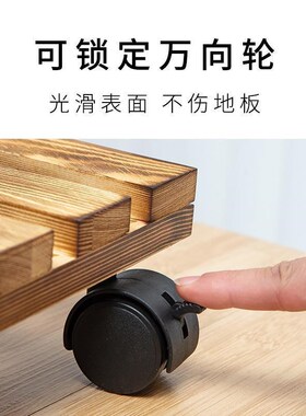 速发花盆托盘向轮正方形可厚实木加移动底座台室外露天架子带厂家