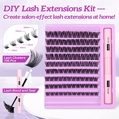 极速Newcally Lash nExtension Kit Cluster Lashes Kit Lash Clu