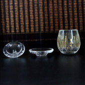 极速禅修用品佛具法器佛堂净水瓶供水杯供佛描Q金大悲水圣水杯水