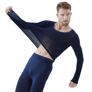 Uznderwear Thermal Elastic Wint Long Johns Sets 极速Seamless