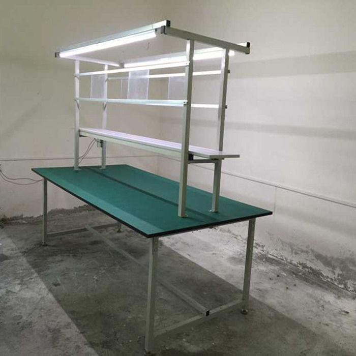 极速.防静电工作台流水线操作台车间流水拉打包台操作Z桌装配生产