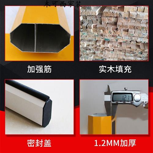 极速新道闸杆栅栏杆停车场t道闸八角杆直杆汽车挡车杆拦车道杆小
