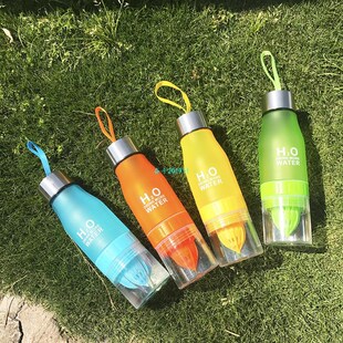 新品New Xmas Giflt 650ml Water Bottle plastic Fruit infusion