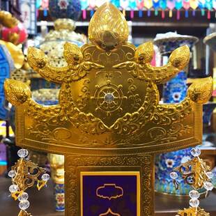 极速福慧佛具禅修用佛堂佛龛寺院佛前摆件供佛装 小幡 饰W铝制日式
