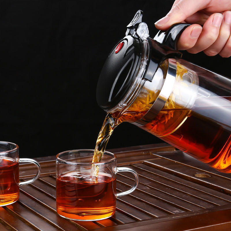 极速飘逸杯泡茶耐高温 泡茶茶壶家用茶壶茶水分离T神器茶具玻璃泡
