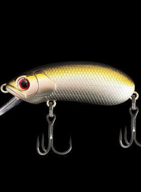 路亚饵CC60缓沉沉水小米诺通杀钓鲈鱼马口翘嘴鱼远投假饵摇滚胖子