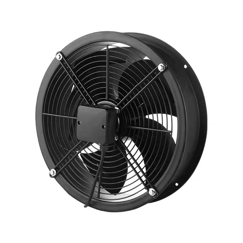 极速矮筒外转子i轴流式通风机管道220v工业高速通风机移动式通风