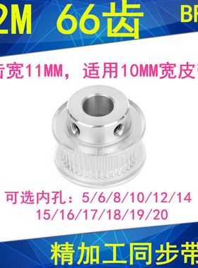 极速。S2M66g齿同步轮齿宽11凸台BF内径568101214151617181920同