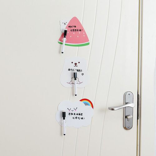极速1 Set Cute Rewritqable Message Board With Pen Paste Refr