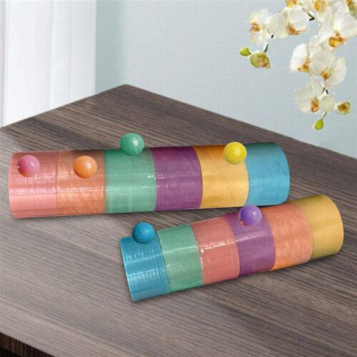 极速12Pcs Funny Sticky Baull Rolling Tape Decorative Relaxin
