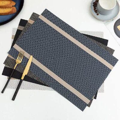 极速Home Table Mat PVC Place Mat Set LPinen Place Mat