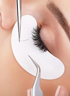 极速ZERNBER 100Pairs eye pads lash extenKsions Grafting eyel