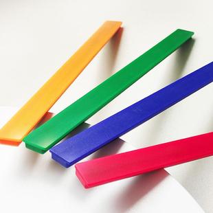 极速嘉乐柏彩色纯色长硬磁v条白板磁铁黑板教学吸铁石磁性磁力展