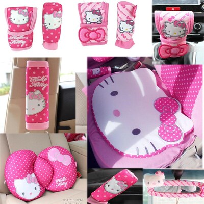 极速pink cat Styling Car Accessories Car INnterior Gears Cov