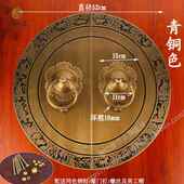 极速新款 仿古纯铜大门圆形拉手J铜把手古典户外门别墅门 厂促中式