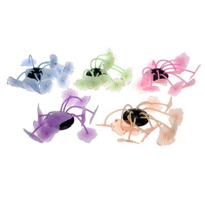 极速11 Leaf Silicone Coral Fish TCank Aquarium Decor Artific