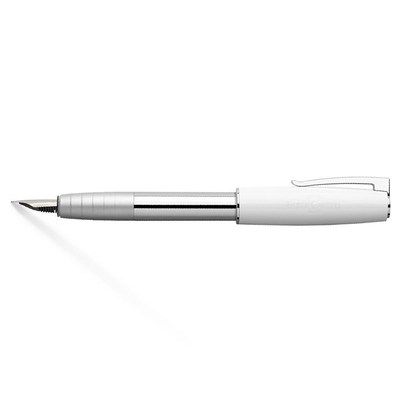 极速Faber Castell Loom Fountain Pen White Luxury PUen Ink Wr