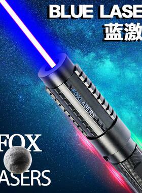 FOX-可调焦大功率蓝色激光器手电筒指示笔镭射灯工程指挥教练定位