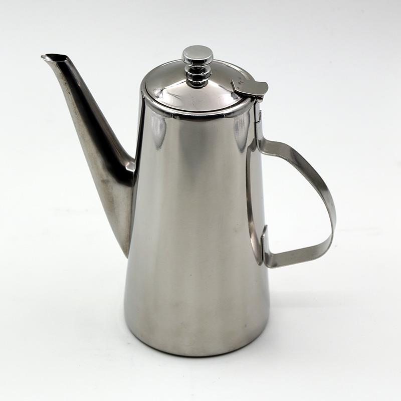 加厚不锈钢冷水壶大容量泡茶壶咖啡壶凉水壶长嘴壶加汤壶泡茶壶2L