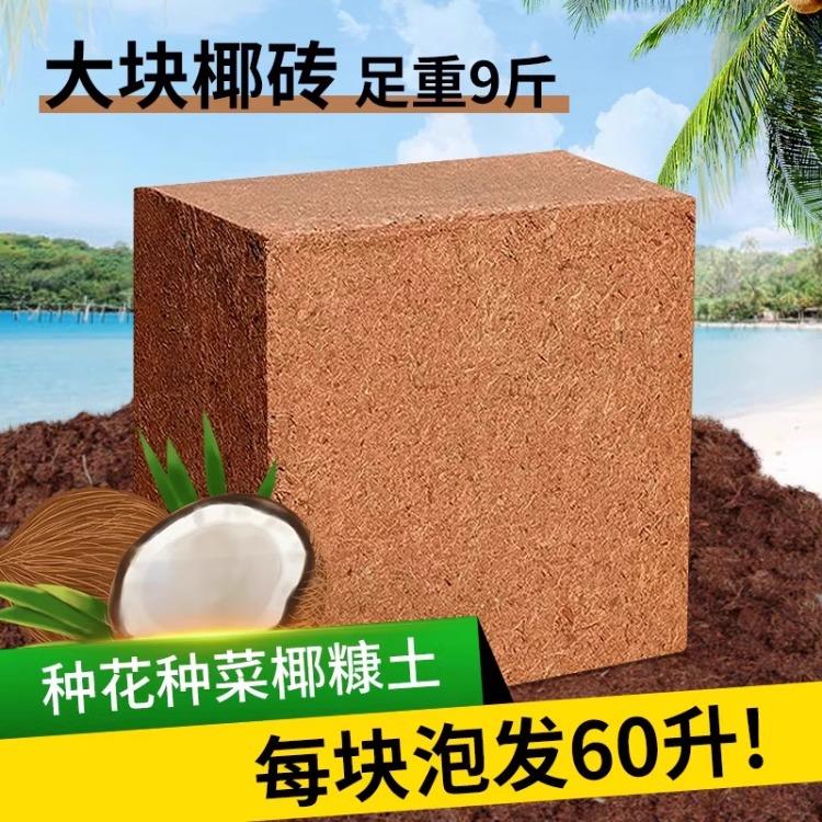 思威博椰砖营养土通用型椰糠养花种菜土壤种植大块乌龟冬眠爬宠
