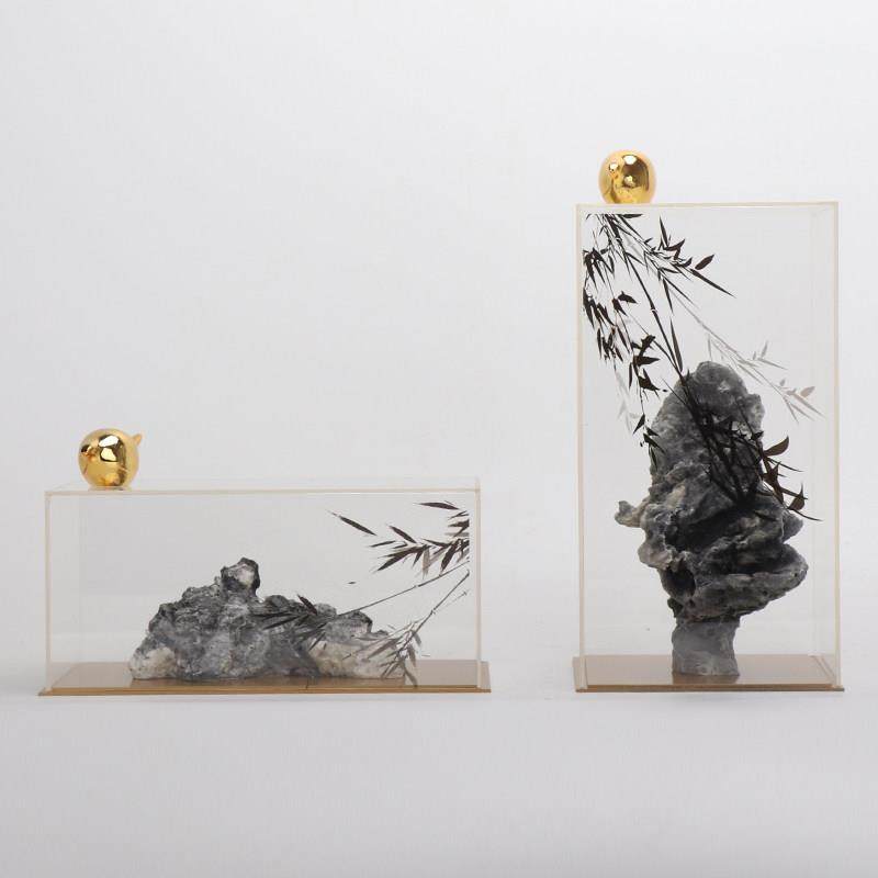 现代新中式创意山石家居客厅电视酒柜玄关招财办公室装饰品摆件,家居饰品,装饰摆件,淘宝优惠券,粉丝福利购,淘宝优惠卷