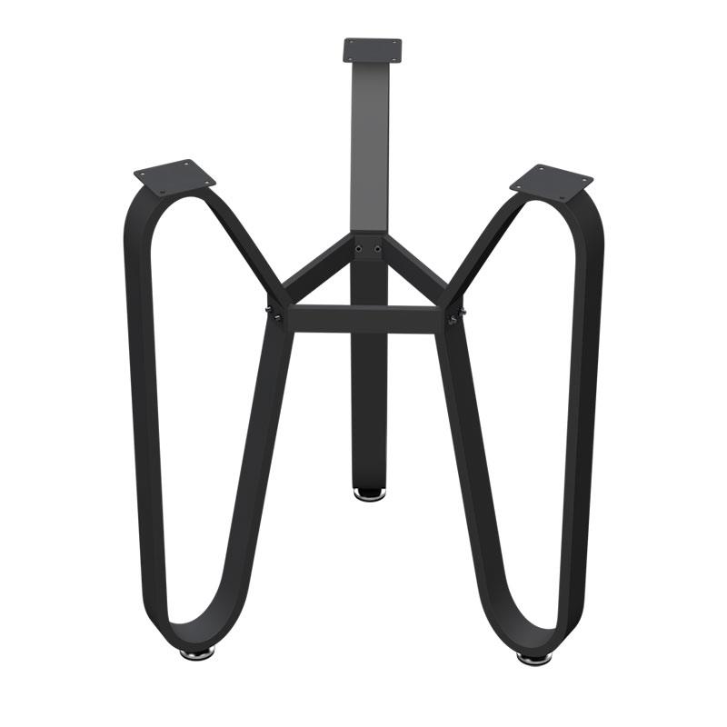 定做小圆桌洽谈桌架支架餐桌脚桌子腿办公铁艺茶几咖啡桌脚铁架子