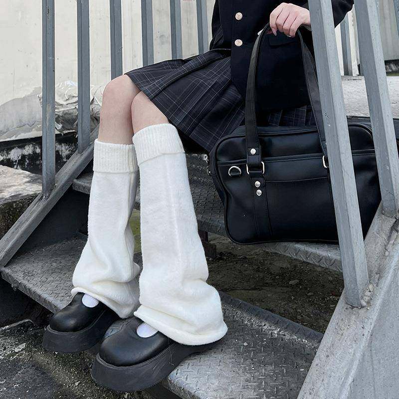 百搭阔腿针织秋冬中筒堆堆袜套原宿宽松喇叭毛线小腿袜套新叠叠袜,女士内衣/男士内衣/家居服,短袜,淘宝优惠券,粉丝福利购,淘宝优惠卷