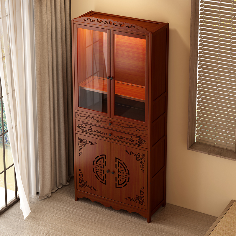 佛龛新中式立柜财神爷供桌带抽板神台观音佛像供座台家用香火案台