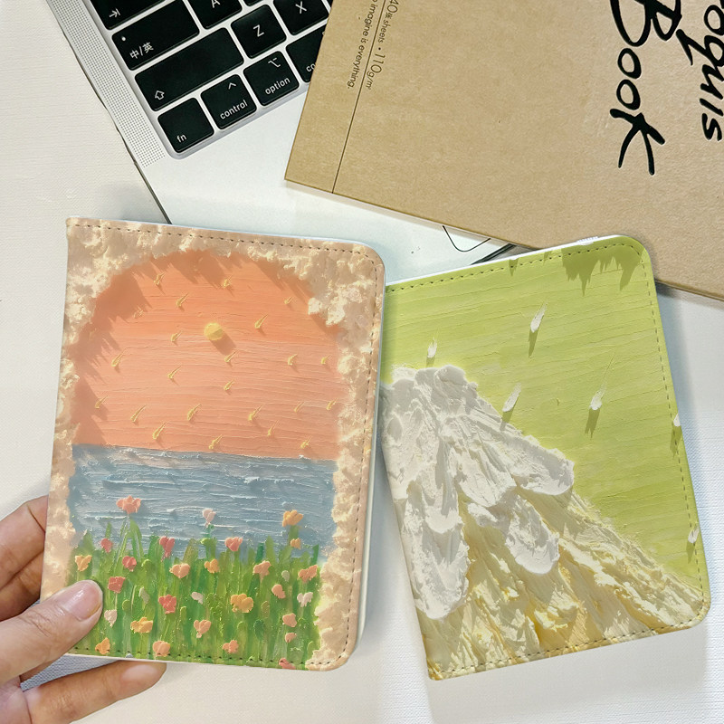 油画立体错视防盗刷卡套多功能护