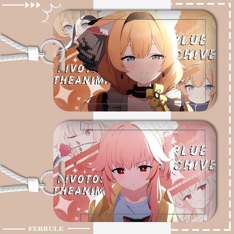 碧蓝档案白子星野佳代子未花周边滑盖卡套学生校园卡饭卡水卡定制