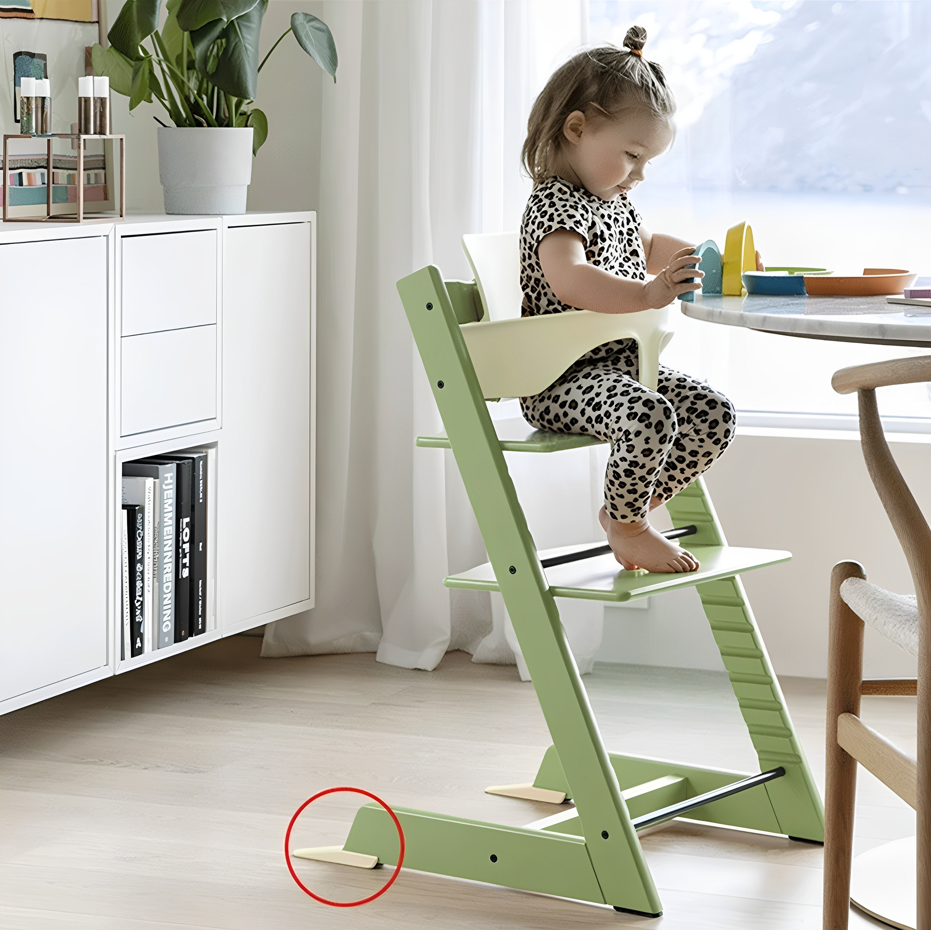 【延长垫】宝宝成长椅儿童餐椅延长垫加长防倾倒延长件适配STOKKE