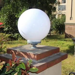 柱头灯户外围墙灯家用防水圆形门柱大门柱子圆球灯室外接电庭院灯