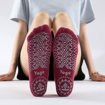 极速new3 Paigr Yoga Socks for Women Non-Slip Grips Straps Ba