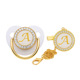 Namef Clip Initial White 极速26 Pacifier Letter Baby Pacifie