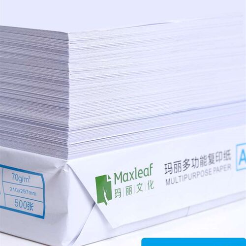 新品新品玛丽A4j影印纸打印白纸70g整箱5包装A4纸500张a4打印用纸
