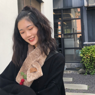 极速围巾女秋冬季韩版百搭学生ins少G女儿童男女童围脖日系小清新