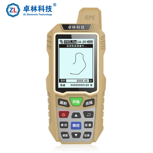 新品卓林ZL199高精度GPS测亩仪土地面积测N量仪地亩仪收割机量田