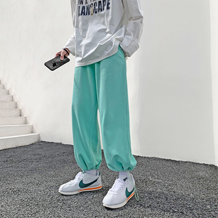 Colors Solid 极速Men Man Setwear Sweatpants Bla Japanese