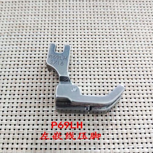新品平车全钢拉绳压脚嵌线压脚包绳子压C脚P69LH左 P69RH带槽压脚