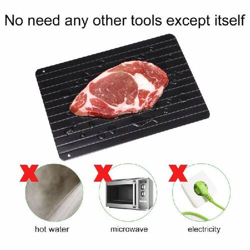 极速Fast Defrosting Tray Thaw Frozen Food Meat FruXit Quick