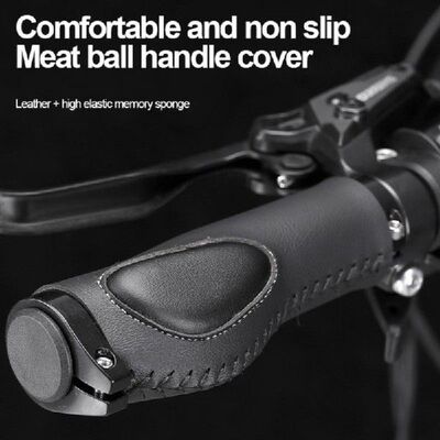 极速Bike Hanhdlebar Grip Hand-sewn Handlebars PU Leather
