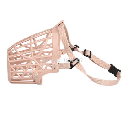 极速Safe and Comfortable Plastic BaskHet Adjustable Dog Muzz