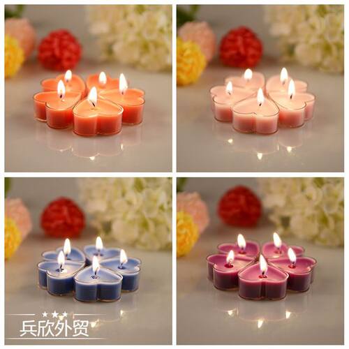 新品Hart-sfhapd candl romantic lovr confssion birthday party