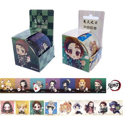 极速4CaMx4M Anime Demon Slayer Kimetsu No Ya Washi Tape DIY