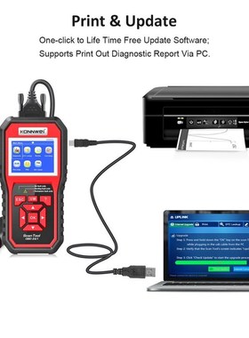 极速OBD 2 Car Scanner OBD2 ScannCer  KW850 Full ODB2 Scanner