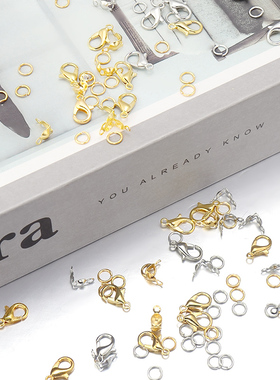 极速450-1450pcs/Box Jewelry Making KitsJ Lobster Clasp Open