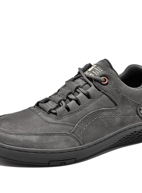 极速Mens genuine Leather Casual Shoess Klace up nd Comforta